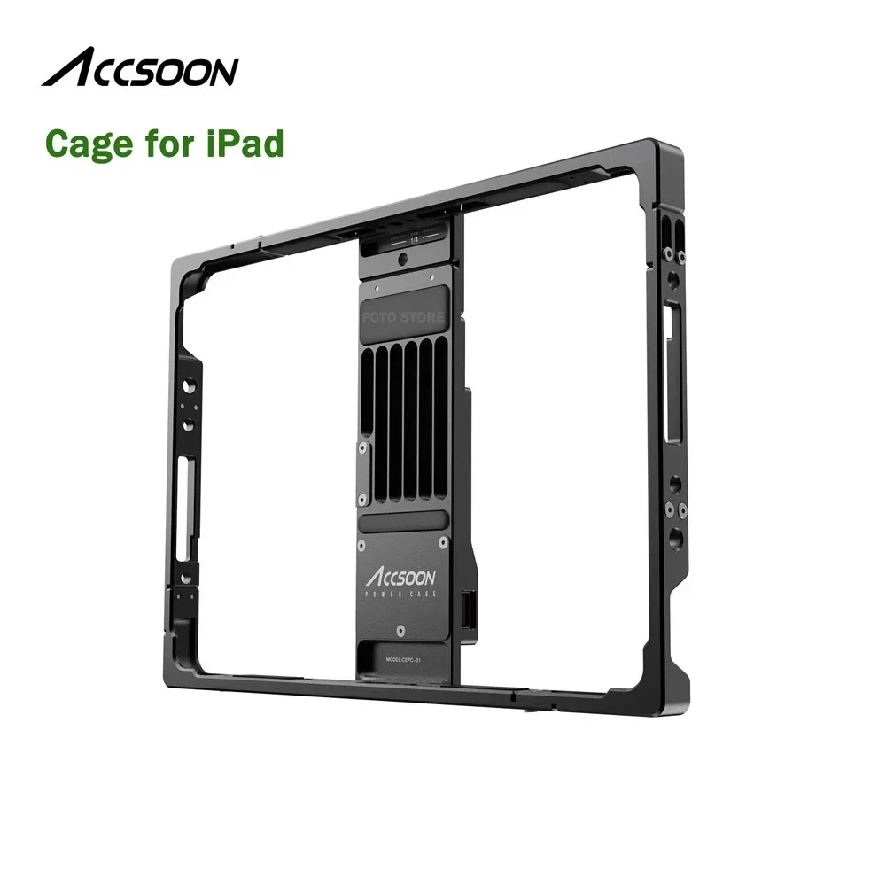 ACCSOON CEPC-01 Cage Wireless Video Audio Transmission Viewing Kit with Battery Holder for iPad Tablet iPad air iPad Pro 11
ACCSOON CEPC-01 Cage Wireless Video Audio Transmission Viewing Kit with Battery Holder for iPad Tablet iPad air iPad Pro 11