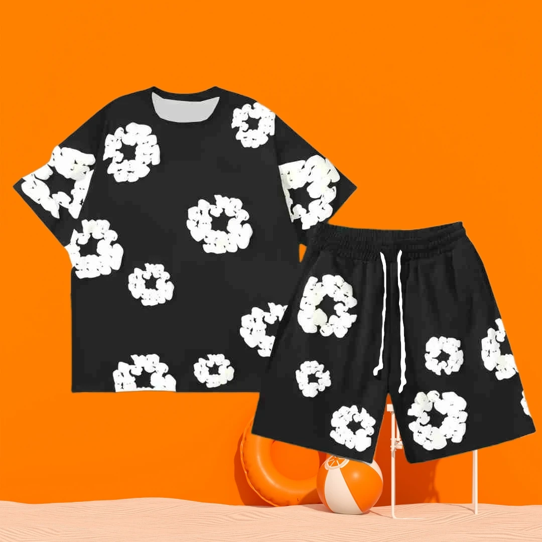 2025 Classic Hawaiian Summer Men and Women Beach T-shirt Shorts Suit Casual Harajuku Y2 American 3D Print Flower Suit Vacation
2025 Classic Hawaiian Summer Men and Women Beach T-shirt Shorts Suit Casual Harajuku Y2 American 3D Print Flower Suit Vacation