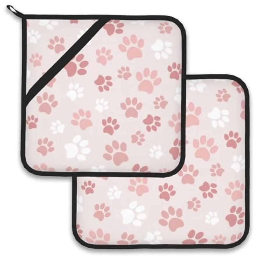 Pot Holder Set of 2, Heat Resistant Potholders Oven Hot Pads for Kitchen Cooking Baking BBQ
Pot Holder Set of 2, Heat Resistant Potholders Oven Hot Pads for Kitchen Cooking Baking BBQ