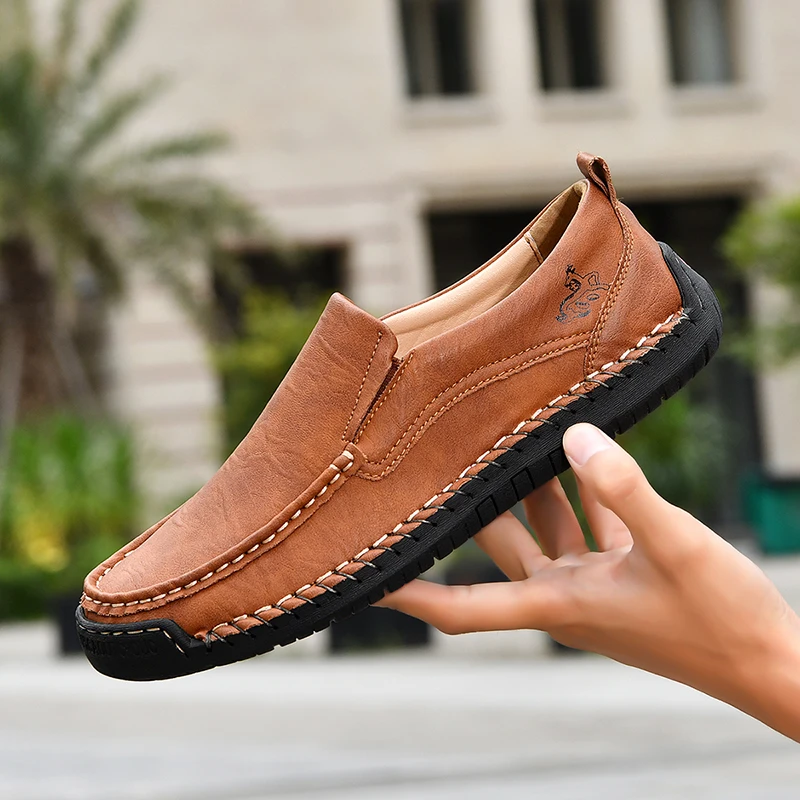 Men's Breathable Casual Loafers Flat Driving Shoes Outdoor Moccasins Sneakers Leather Footwear Men Shoes
Men's Breathable Casual Loafers Flat Driving Shoes Outdoor Moccasins Sneakers Leather Footwear Men Shoes