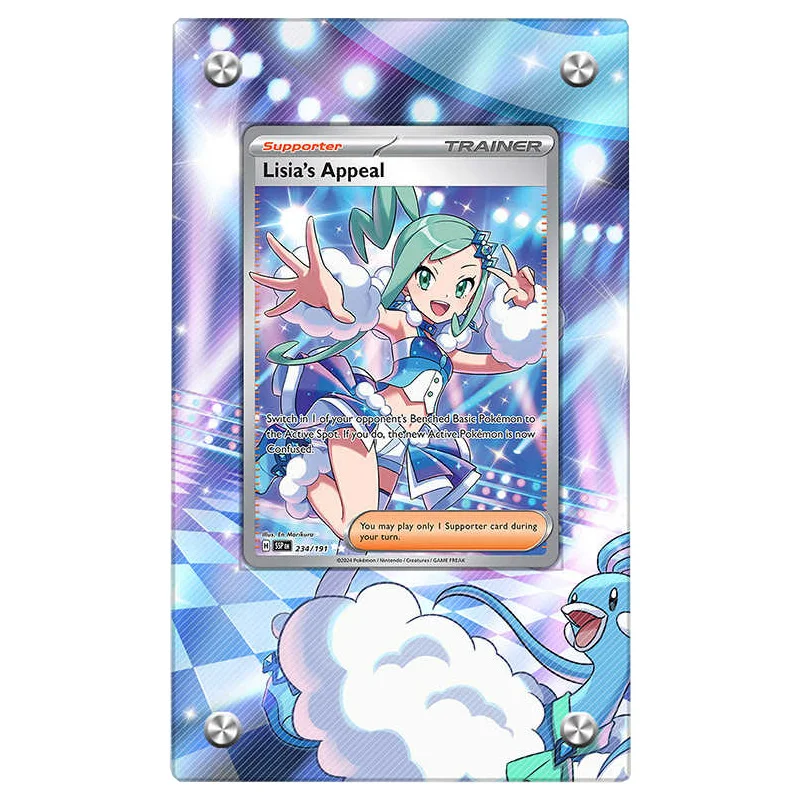 Diy Cartoon Ptcg Trainer Lucia Card Brick Collection Card Ptcg Lucia Card Display Rack Anime Card Gift Toys No Card Included
Diy Cartoon Ptcg Trainer Lucia Card Brick Collection Card Ptcg Lucia Card Display Rack Anime Card Gift Toys No Card Included