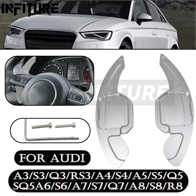 Car Steering wheel paddle shifters Aluminum Shift Paddle Blade For Audi A3/S3/RS3/Q3/A4/S4/A5/Q5/S5/SQ5/A6/S6/A7/S7/Q7/A8/S8/R8
Car Steering wheel paddle shifters Aluminum Shift Paddle Blade For Audi A3/S3/RS3/Q3/A4/S4/A5/Q5/S5/SQ5/A6/S6/A7/S7/Q7/A8/S8/R8