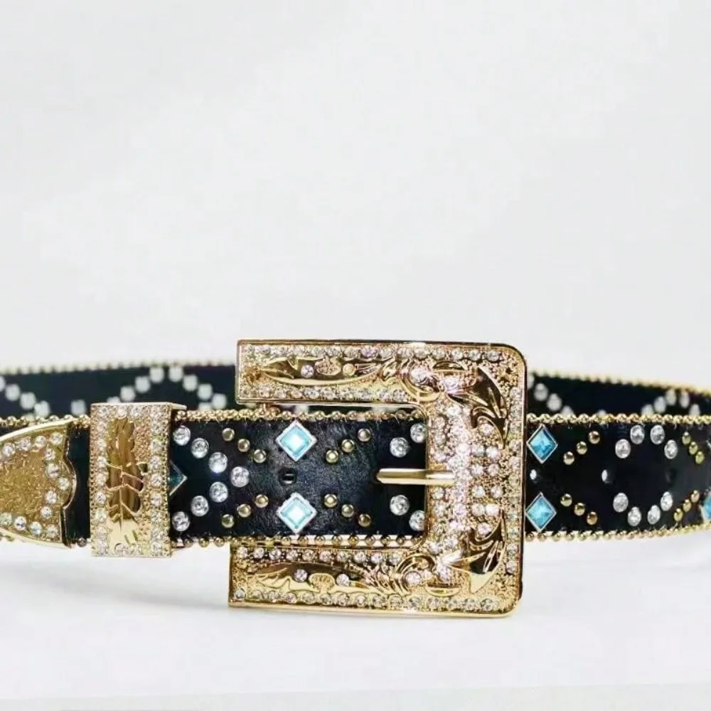 New Women Luxury Designer Diamond Fashion Belt Versatile Personalized Waistband Jeans Decor Accessories
New Women Luxury Designer Diamond Fashion Belt Versatile Personalized Waistband Jeans Decor Accessories