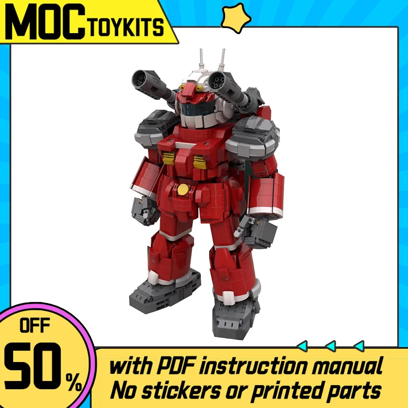 MOC Building Block Set Puzzle Assembly Toy Steel Cannon RX-77-2 Robot Mech Model 40CM Large Collection Ornament Gift
MOC Building Block Set Puzzle Assembly Toy Steel Cannon RX-77-2 Robot Mech Model 40CM Large Collection Ornament Gift
