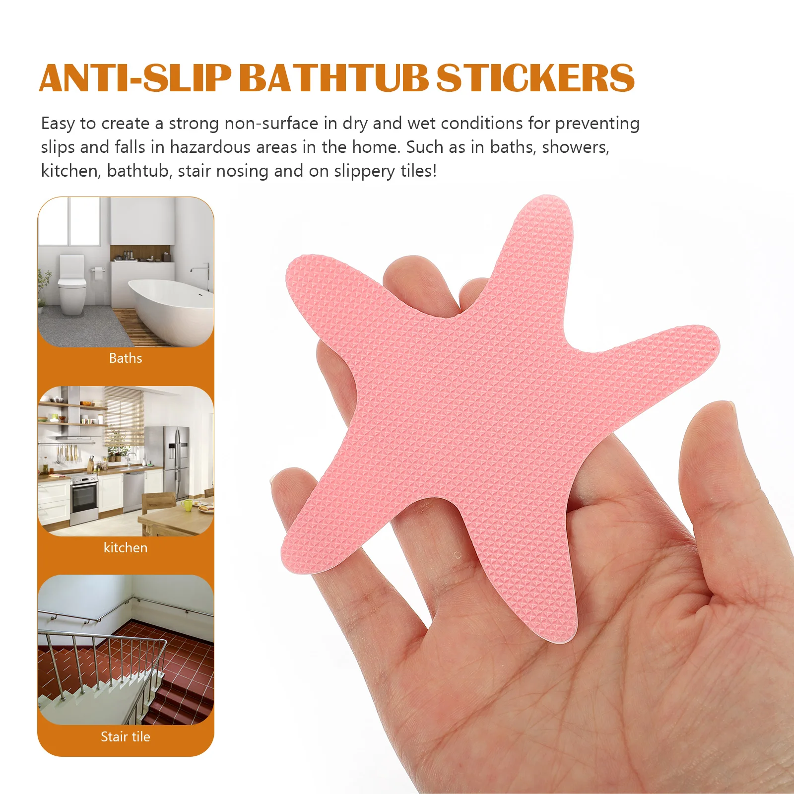 24 Pcs Non-slip Stickers Shower Room Household Bathtub Bathroom Floor Cartoon for Peva Anti-slip
24 Pcs Non-slip Stickers Shower Room Household Bathtub Bathroom Floor Cartoon for Peva Anti-slip