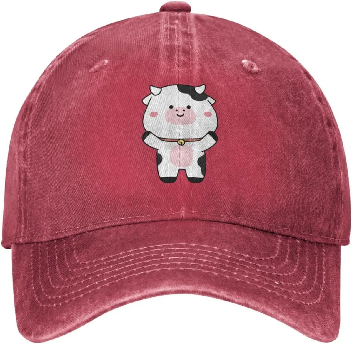 Cute Cow Print Cartoon Distressed Adjustable Washed Denim Mens Dad Trucker Hat Baseball Ball Cap for Men
Cute Cow Print Cartoon Distressed Adjustable Washed Denim Mens Dad Trucker Hat Baseball Ball Cap for Men