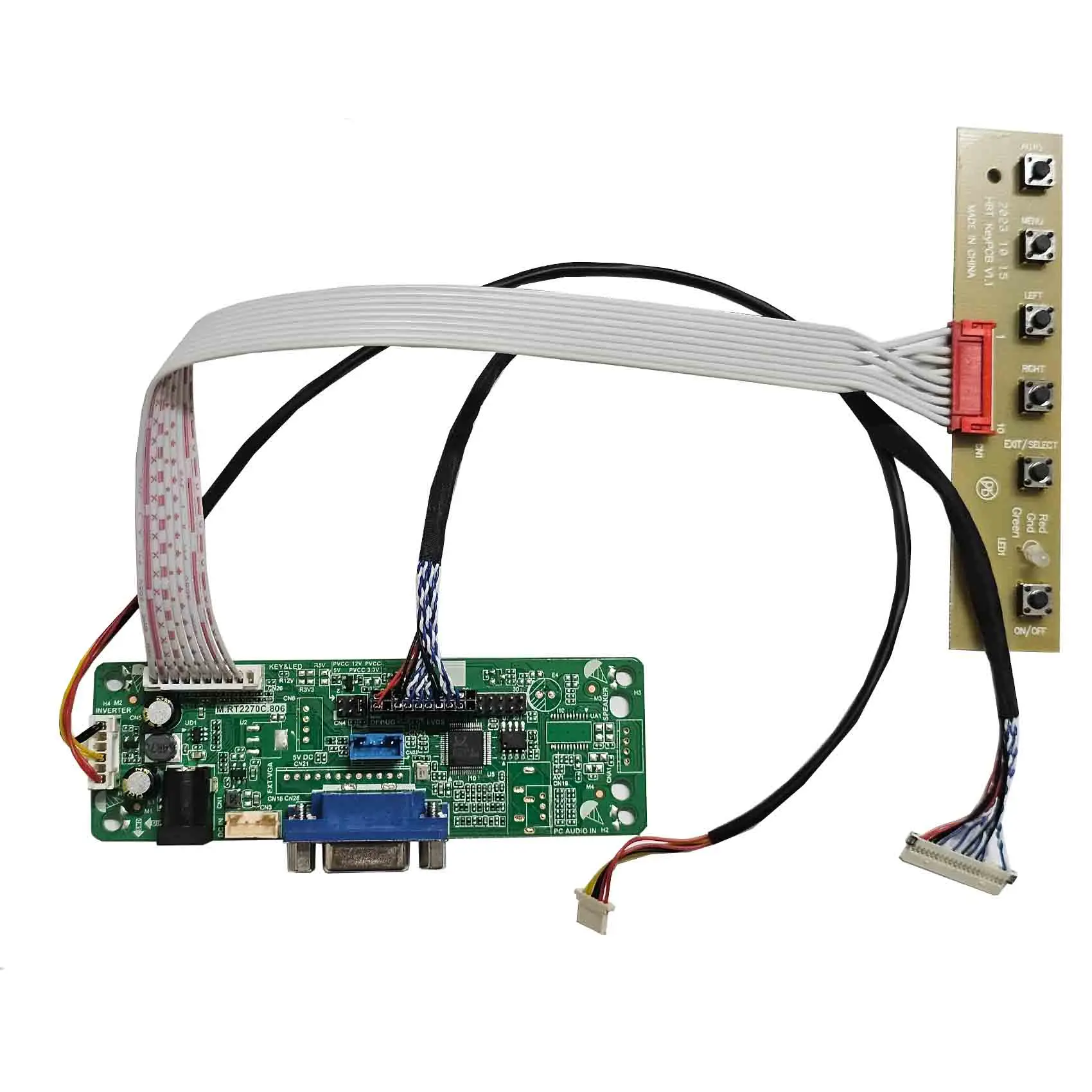 Vga Input Lvds Output Pcb Board Lcd Display Controller Board Circuit Pcb Printing Board For 10.1In 12.1In 1280X800 Screen
Vga Input Lvds Output Pcb Board Lcd Display Controller Board Circuit Pcb Printing Board For 10.1In 12.1In 1280X800 Screen