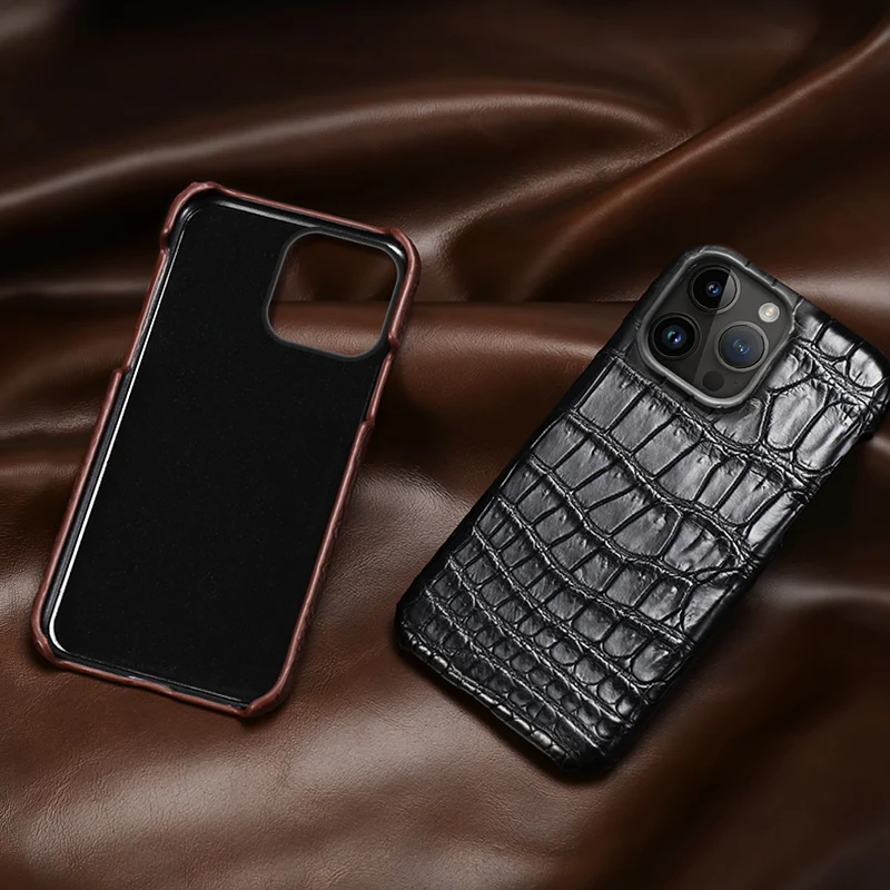 Natural Crocodile Leather Matt Phone Case for iPhone 16 15 13 14 Pro Max 14Pro 13Pro 16Pro 15 Plus 12Promax Luxury Back Cover
Natural Crocodile Leather Matt Phone Case for iPhone 16 15 13 14 Pro Max 14Pro 13Pro 16Pro 15 Plus 12Promax Luxury Back Cover