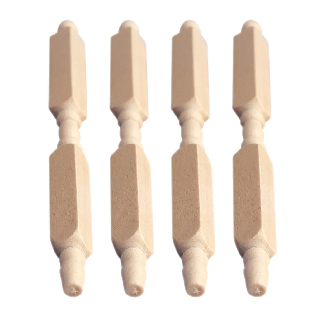 4Pcs Mini Furniture Dollhouse Accessories Miniature Wood Newel Posts Stairs Making Materials for DIY Decoration
4Pcs Mini Furniture Dollhouse Accessories Miniature Wood Newel Posts Stairs Making Materials for DIY Decoration