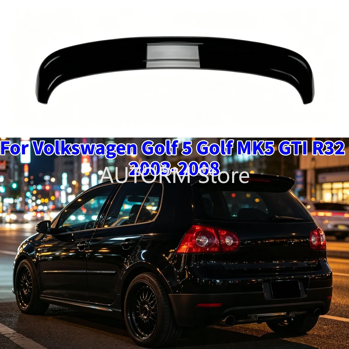 Roof Spoiler Rear Wing Tail Lip For Volkswagen Golf 5 Golf MK5 GTI R32 2003-2008 Car Exterior Modification Upgrade Accessories
Roof Spoiler Rear Wing Tail Lip For Volkswagen Golf 5 Golf MK5 GTI R32 2003-2008 Car Exterior Modification Upgrade Accessories