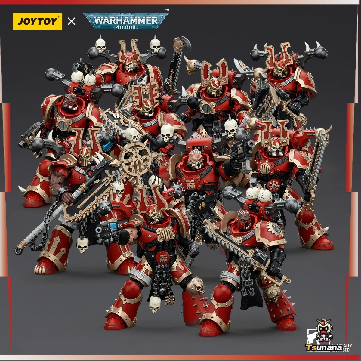 JOYTOY Warhammer 40k 1/18 Action Figures Anime 12.6cm World Eaters Khorne Berzerker
JOYTOY Warhammer 40k 1/18 Action Figures Anime 12.6cm World Eaters Khorne Berzerker