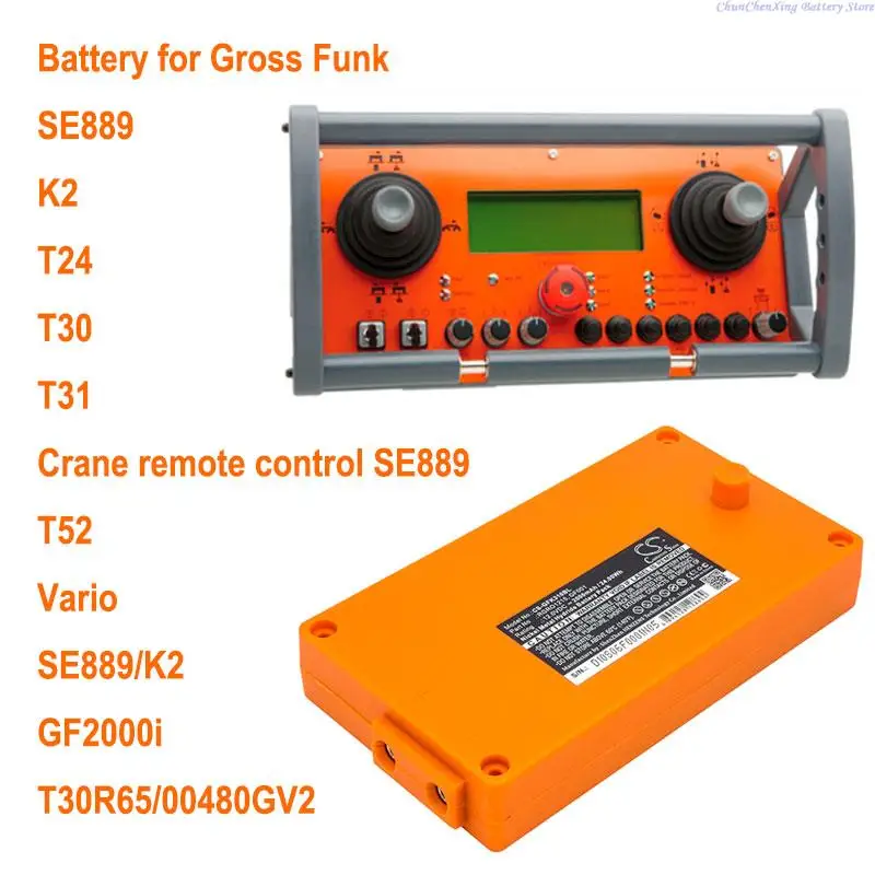 Аккумулятор 2000 мАч GF001, RGRO1215 для Gross Funk K2, SE889, SE889/K2, T24, T30, T31, T52, Vario, GF2000i, T30R65/00480GV2
Аккумулятор 2000 мАч GF001, RGRO1215 для Gross Funk K2, SE889, SE889/K2, T24, T30, T31, T52, Vario, GF2000i, T30R65/00480GV2