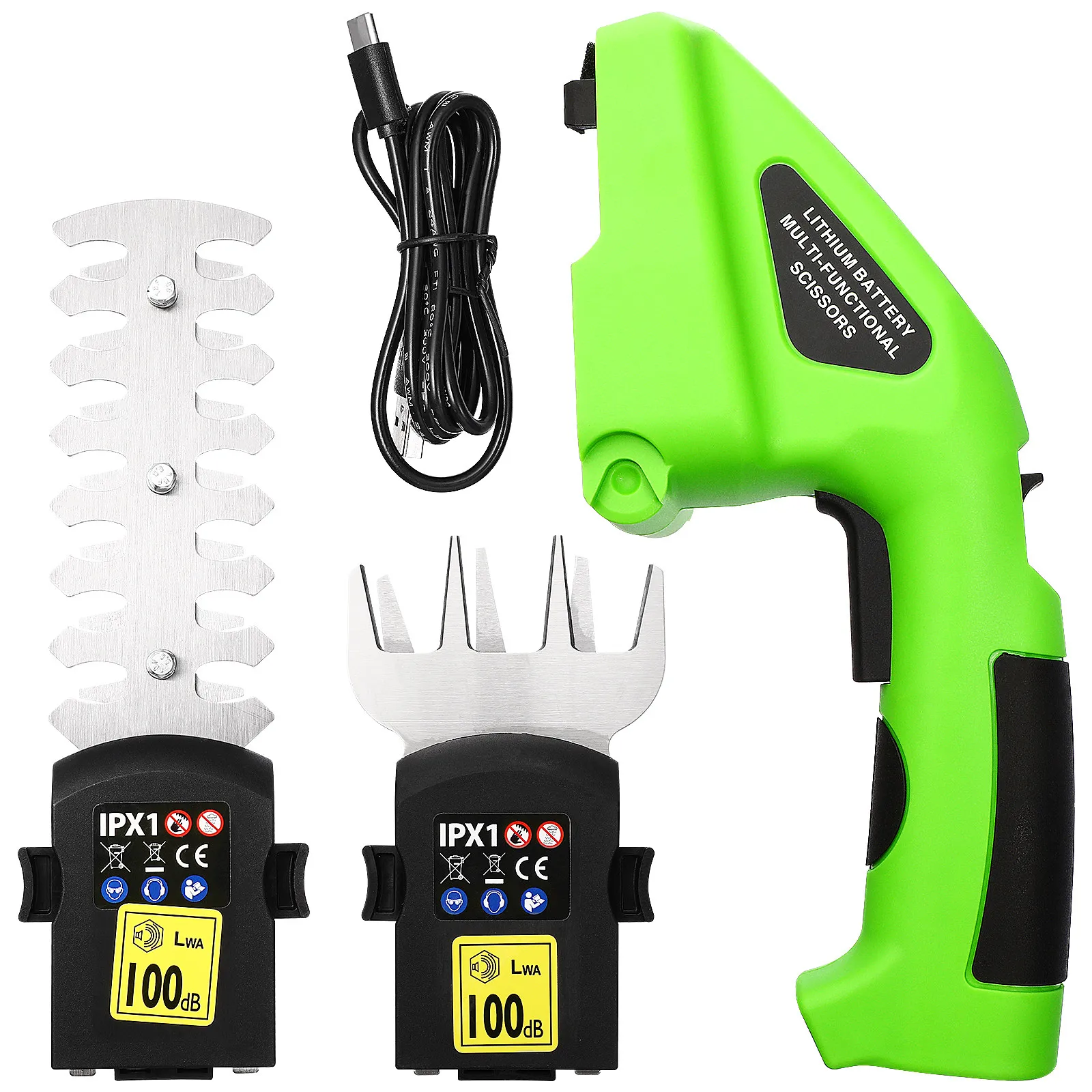 Cordless Electric Hedge Trimmer Heavy Duty Alloy Blade Garden Shears for Precise Branch Cutting Lawn Trimming Pruning Shrubs
Cordless Electric Hedge Trimmer Heavy Duty Alloy Blade Garden Shears for Precise Branch Cutting Lawn Trimming Pruning Shrubs