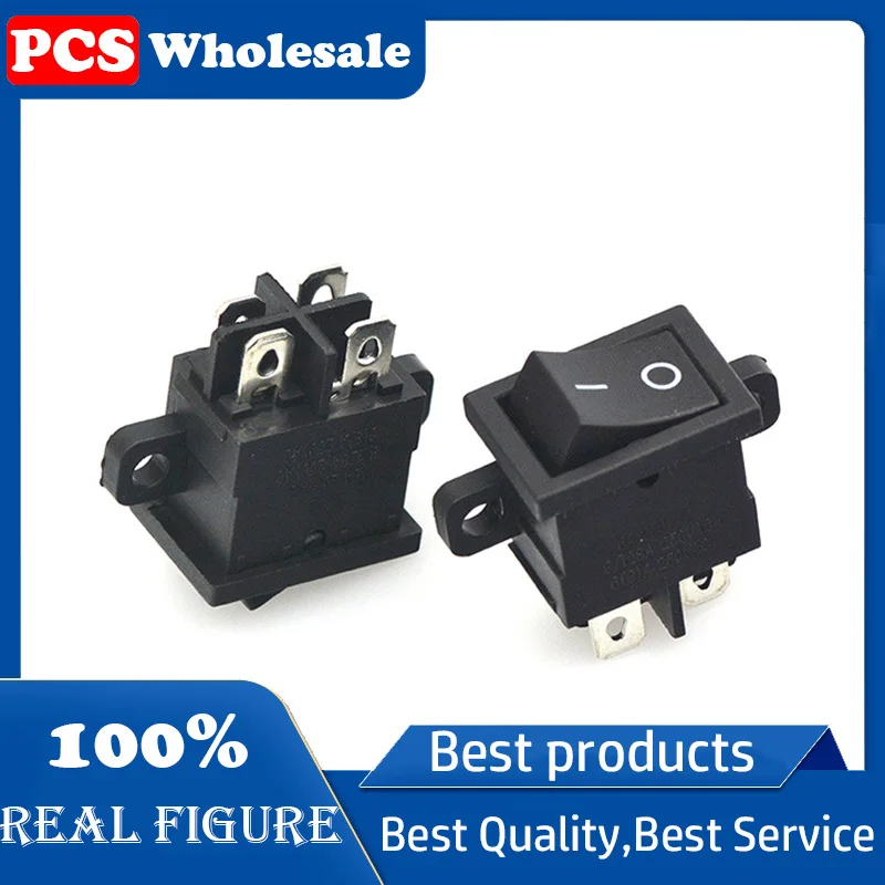 21x15mm KCD1-104 Rocker Power Switch with LED Lights Red Boat 4 Pin 2 Terminal Hole Size 13x19mm 6A 250V 125V RS601D
21x15mm KCD1-104 Rocker Power Switch with LED Lights Red Boat 4 Pin 2 Terminal Hole Size 13x19mm 6A 250V 125V RS601D