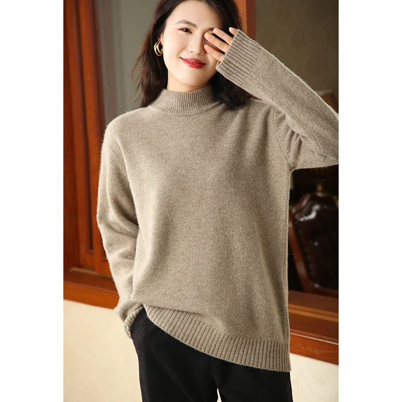 Loose Oversize Plus Size Women Clothing Thicker Warm Sweaters 100% Wool Knitted Pullovers Winter 2022 Soft Female Knitwears
Loose Oversize Plus Size Women Clothing Thicker Warm Sweaters 100% Wool Knitted Pullovers Winter 2022 Soft Female Knitwears