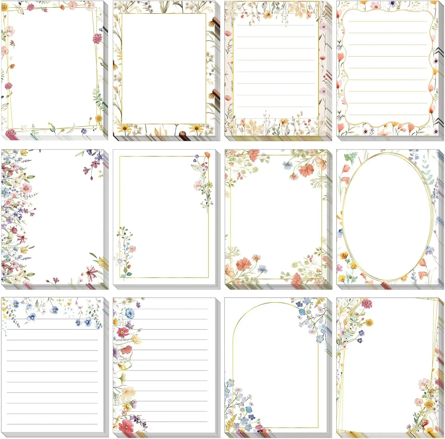 12 Wildflower Sticky Notes, 3x4 Inches, Colored Floral Memo Pads for Journal Office Birthday Gifts
12 Wildflower Sticky Notes, 3x4 Inches, Colored Floral Memo Pads for Journal Office Birthday Gifts