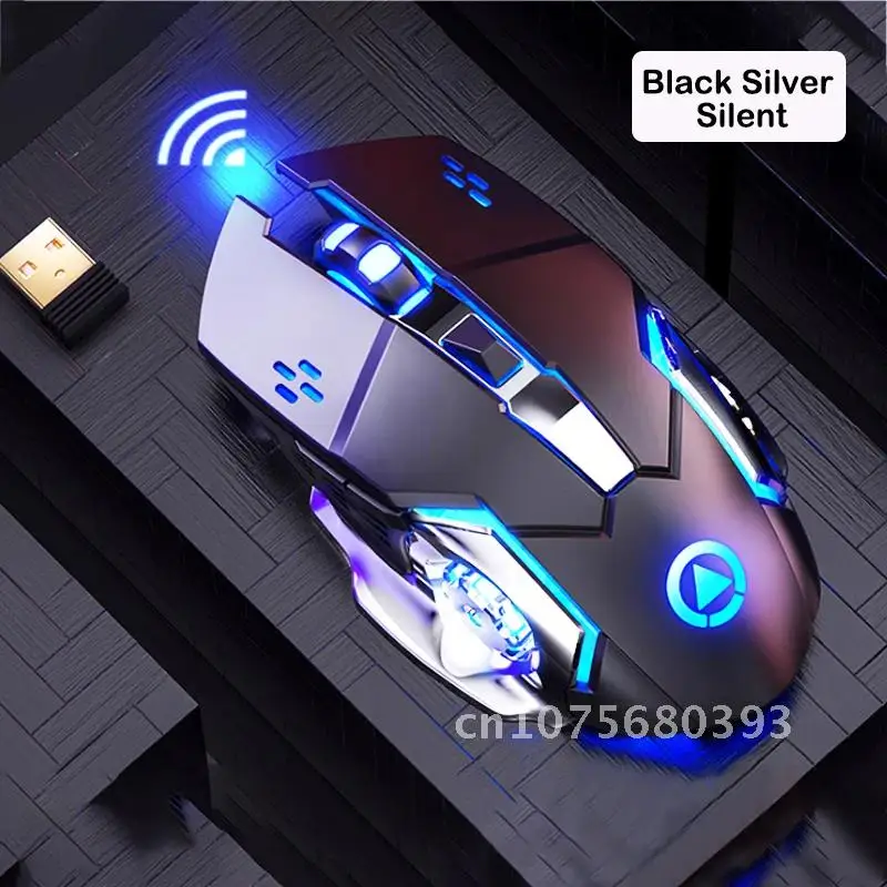 Wireless Gaming Mouse 2.4G 1600 DPI LED Rechargeable Adjustable Gamer Silent Mute mouse Game Mice For PC Laptop
Wireless Gaming Mouse 2.4G 1600 DPI LED Rechargeable Adjustable Gamer Silent Mute mouse Game Mice For PC Laptop