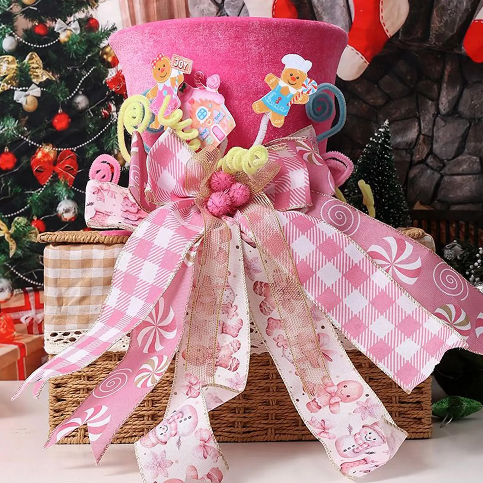 Декоративная шляпка-украшение для верхушки елки с бантами и лентами, выдвижная, складная, для рождественских украшений
Декоративная шляпка-украшение для верхушки елки с бантами и лентами, выдвижная, складная, для рождественских украшений