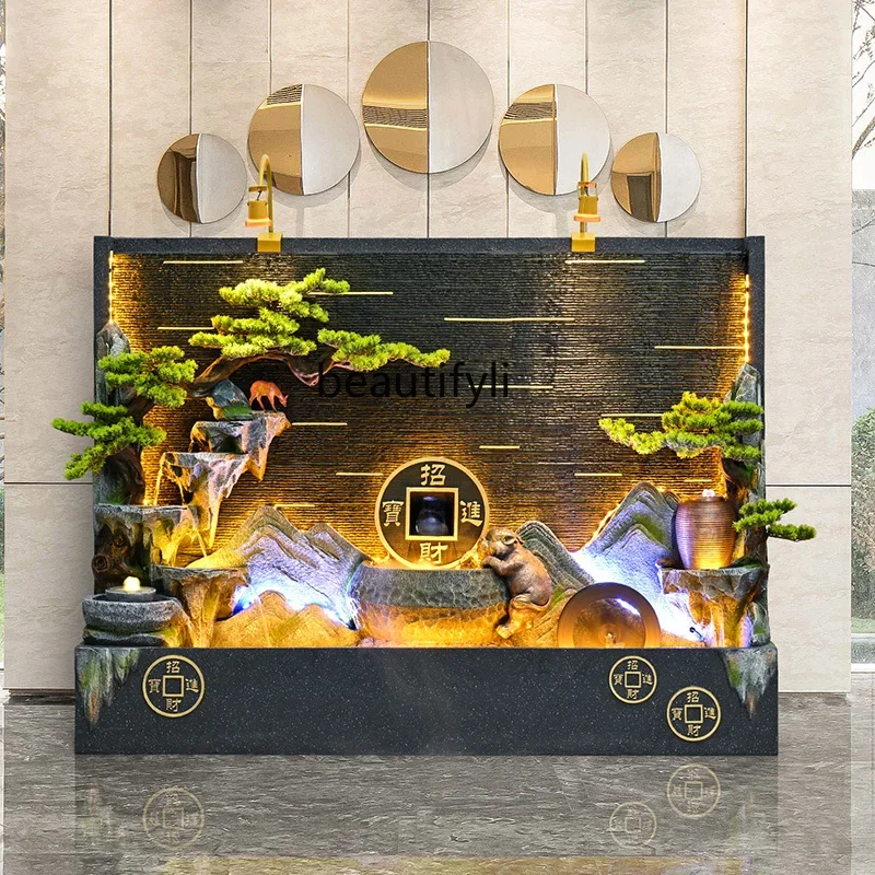 A57 Garden water curtain wall fountain landscape Chinese alpine and flowing water ornament circulating water entrance decoration
A57 Garden water curtain wall fountain landscape Chinese alpine and flowing water ornament circulating water entrance decoration