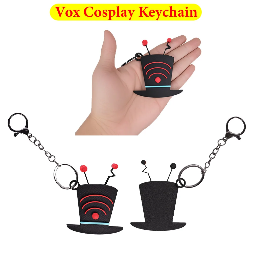 Vox Cosplay Keychain Costume Accessories 2025 Cartoon Hotel Roleplay Props Carnival Halloween Key Chains for Men Women Gifts
Vox Cosplay Keychain Costume Accessories 2025 Cartoon Hotel Roleplay Props Carnival Halloween Key Chains for Men Women Gifts