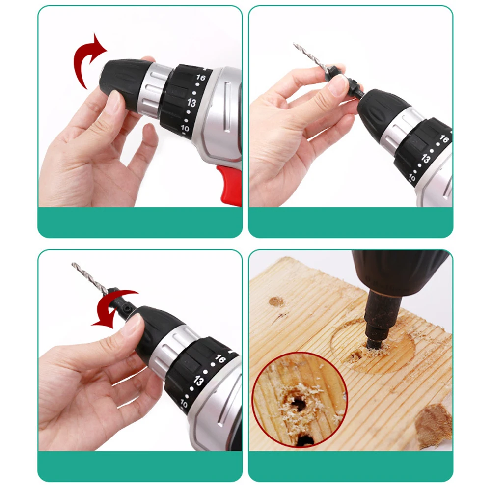 5 pcs Countersink Drill Bit Set High Speed Steel Coated Round Design Bits for Wood Plastic Metal DIY
5 pcs Countersink Drill Bit Set High Speed Steel Coated Round Design Bits for Wood Plastic Metal DIY