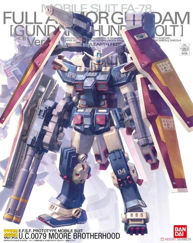 Bandai MG 1/100 FA-78 Full Armor Gundam Ver.Ka (Gundam Thunderbolt)
Bandai MG 1/100 FA-78 Full Armor Gundam Ver.Ka (Gundam Thunderbolt)