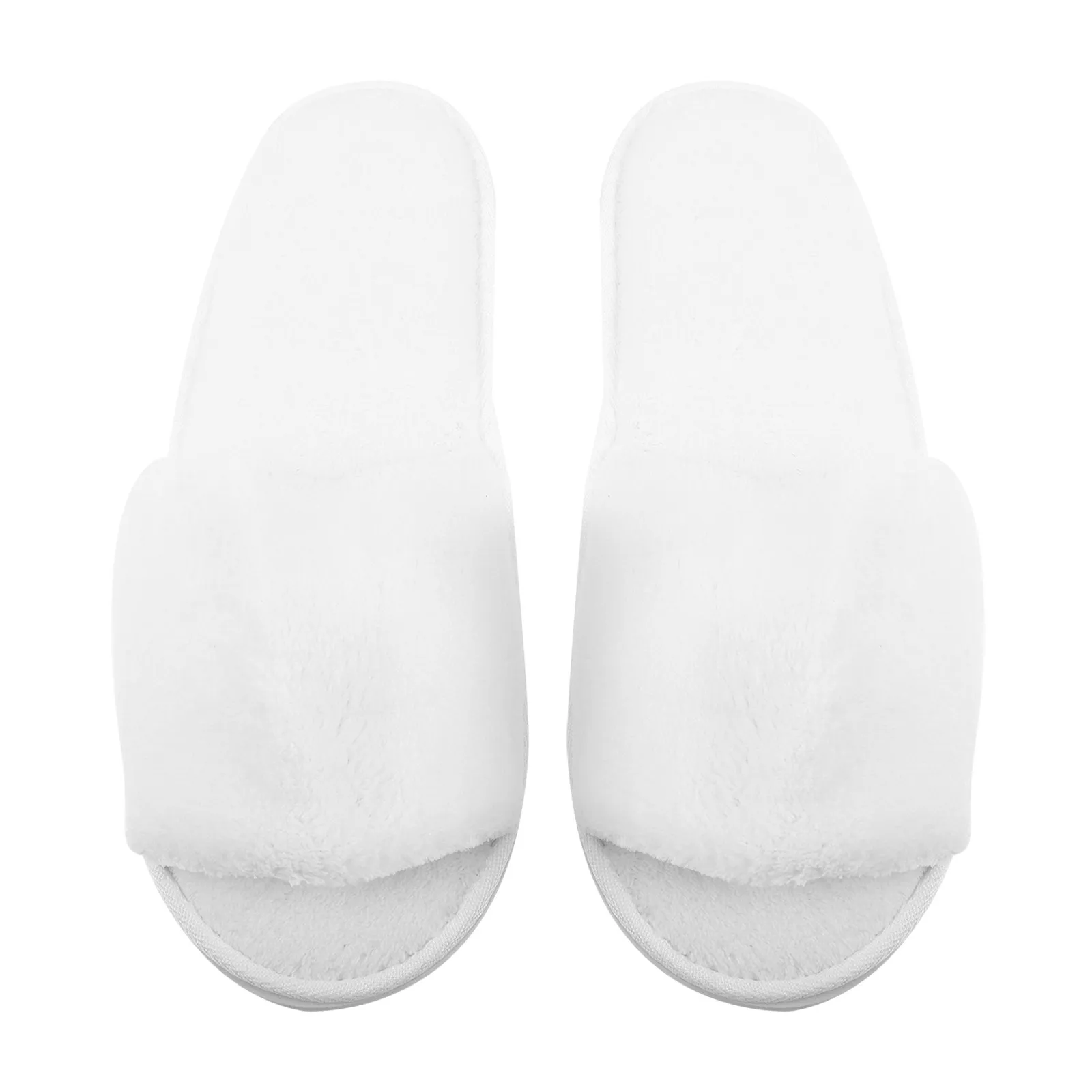 8 Pairs Coral Fleece Indoor Slippers Thick Sole Pure White Anti-Skid Comfortable Home Toe Slippers for Living Room
8 Pairs Coral Fleece Indoor Slippers Thick Sole Pure White Anti-Skid Comfortable Home Toe Slippers for Living Room