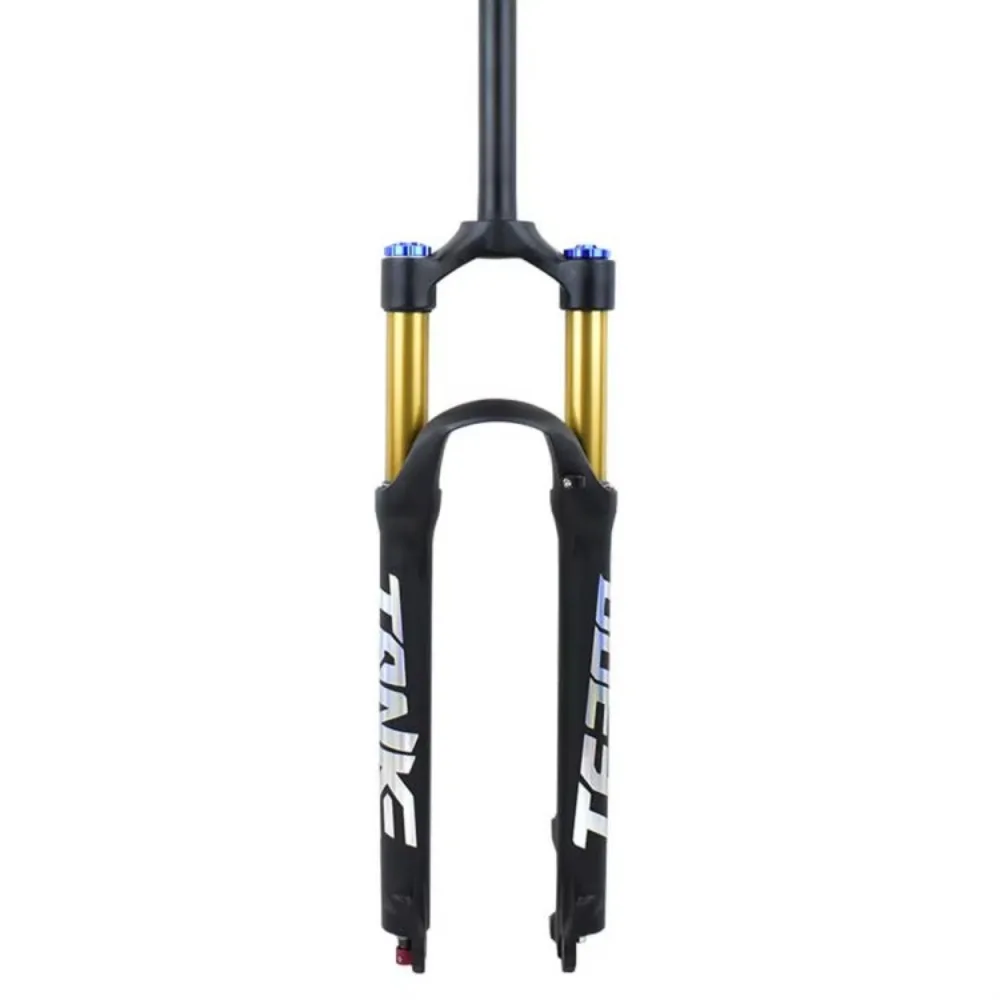 Mountain Bike Front Fork Gold Tube Aluminum Alloy Air Pressure Shock Absorber 29-inch Straight Shoulder Line Control
Mountain Bike Front Fork Gold Tube Aluminum Alloy Air Pressure Shock Absorber 29-inch Straight Shoulder Line Control