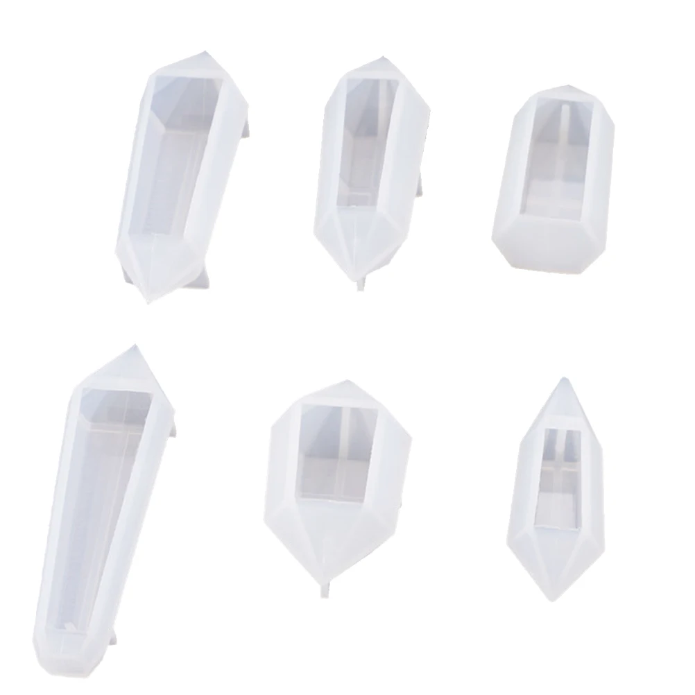 6PCS Silicone Resin Pendant Molds Jewelry Casting Epoxy Crystal DIY Bracelet Earring Necklace Craft Reusable Mold Set
6PCS Silicone Resin Pendant Molds Jewelry Casting Epoxy Crystal DIY Bracelet Earring Necklace Craft Reusable Mold Set