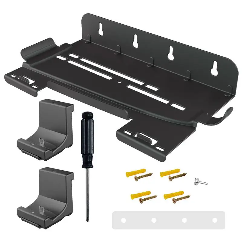 Wall Mount Bracket Display Stand Base with Controller Holder Wall Hanging Stand with Headphone Hanger for PS5s Slim Consoles
Wall Mount Bracket Display Stand Base with Controller Holder Wall Hanging Stand with Headphone Hanger for PS5s Slim Consoles