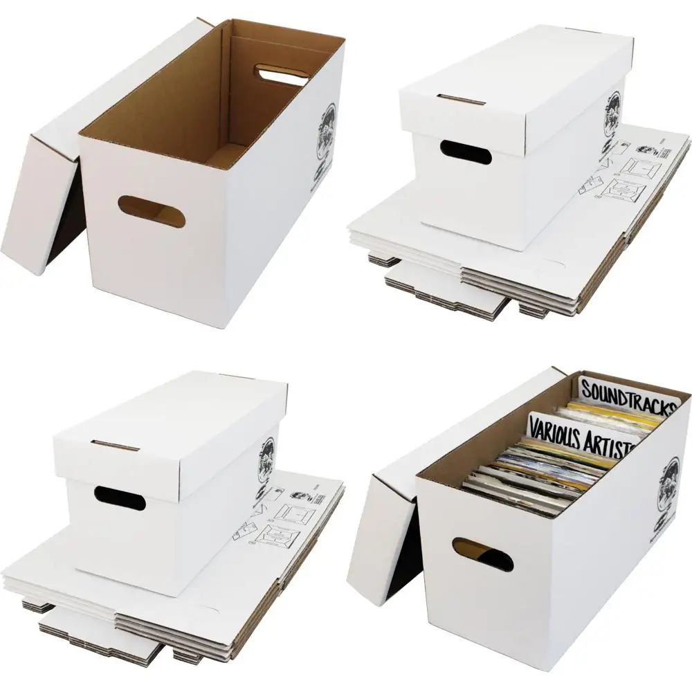 Прочный картонный короб для хранения 7-дюймовых виниловых пластинок 45 об/мин с крышкой - вмещает 200 пластинок
Прочный картонный короб для хранения 7-дюймовых виниловых пластинок 45 об/мин с крышкой - вмещает 200 пластинок