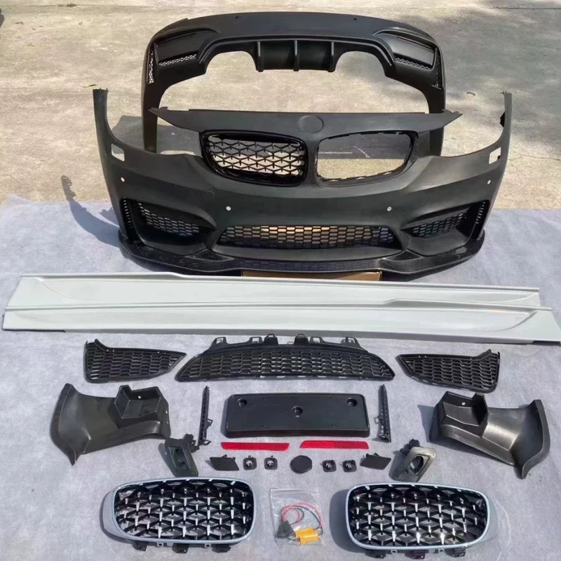 Front Rear Bumper Side Skirts Grille Assembly for BMW 3 Series GT F34 Modified to M4 Style Car Body Kit
Front Rear Bumper Side Skirts Grille Assembly for BMW 3 Series GT F34 Modified to M4 Style Car Body Kit
