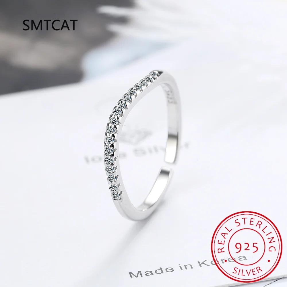 925 Sterling Silver Classic Sparkling Zircon Wedding Engagement Band Promise Bridal Ring Anillos For Women Fine Jewelry Gift
925 Sterling Silver Classic Sparkling Zircon Wedding Engagement Band Promise Bridal Ring Anillos For Women Fine Jewelry Gift