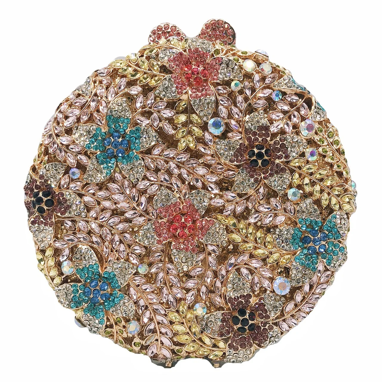 14x14CM Round Wheat Ear Flower Diamond Evening Bag Rhinestone Small Cosmetic Bag Banquet Dress Gem Bag Clutch Bag A7531
14x14CM Round Wheat Ear Flower Diamond Evening Bag Rhinestone Small Cosmetic Bag Banquet Dress Gem Bag Clutch Bag A7531