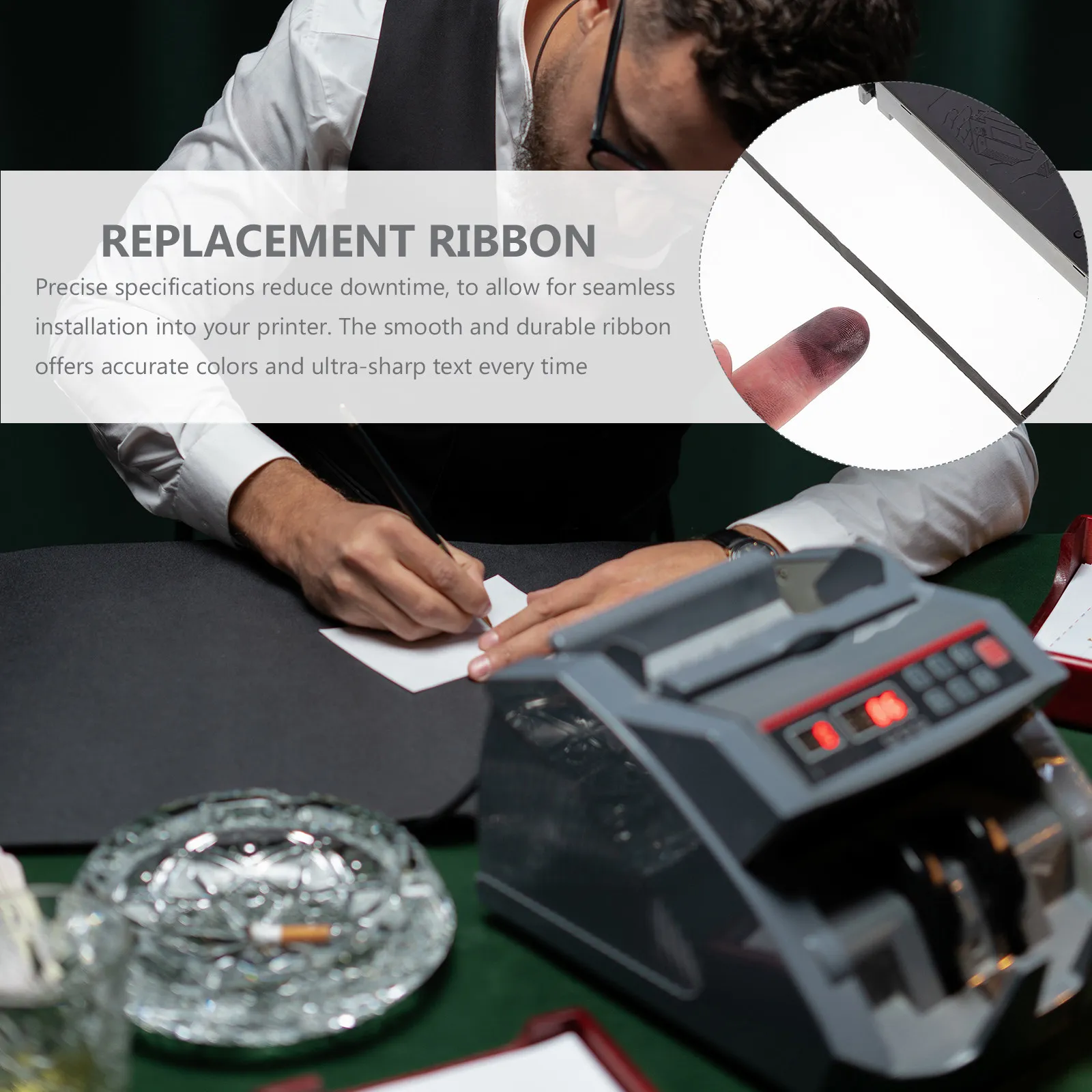 10Pcs Ink Ribbon Cash Register Replacement Nylon Base Fine Ink Particles Light Heat Water Resistant for Receipts Invoices
10Pcs Ink Ribbon Cash Register Replacement Nylon Base Fine Ink Particles Light Heat Water Resistant for Receipts Invoices