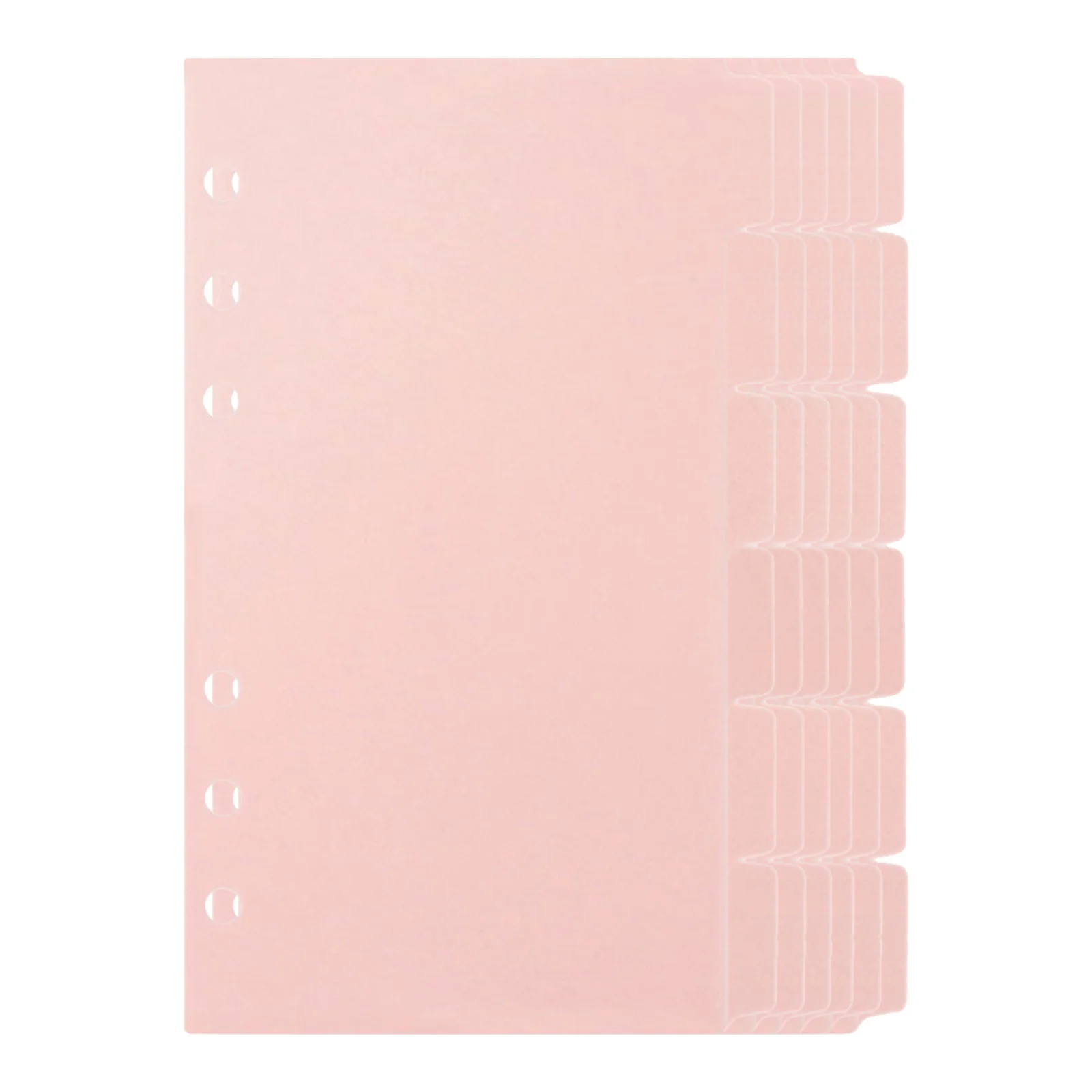 A5 6-Hole Loose-Leaf Binder Dividers With Tabs Plastic Page Separators For Office School Organization Sheet Protectors
A5 6-Hole Loose-Leaf Binder Dividers With Tabs Plastic Page Separators For Office School Organization Sheet Protectors