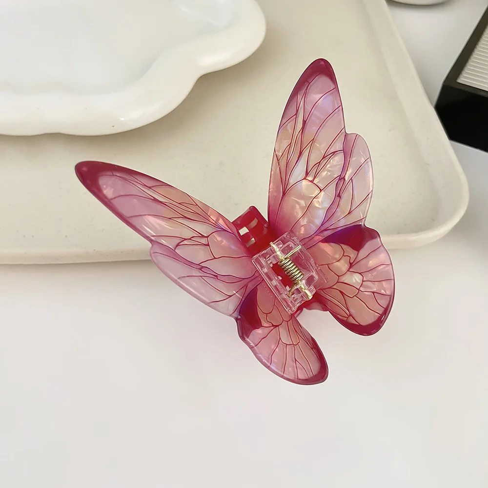 9.2CM Large Butterfly Acrylic Hair Claw Fashion Hair Clip Women's Hair Accessory New Sweet Imitation Butterfly Hair Claw
9.2CM Large Butterfly Acrylic Hair Claw Fashion Hair Clip Women's Hair Accessory New Sweet Imitation Butterfly Hair Claw