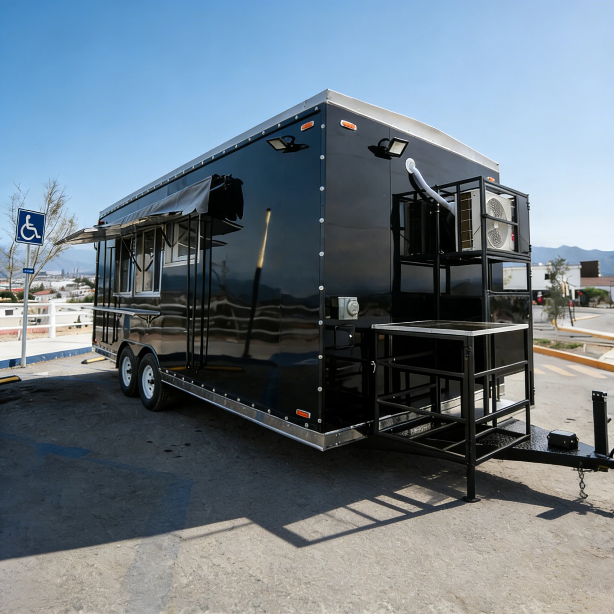 Food Truck for Sale, Fully Equipped Carrito De Hot Dog Mobile Kitchen, Commercial Use Carrito De Comida Remolque De Comida
Food Truck for Sale, Fully Equipped Carrito De Hot Dog Mobile Kitchen, Commercial Use Carrito De Comida Remolque De Comida