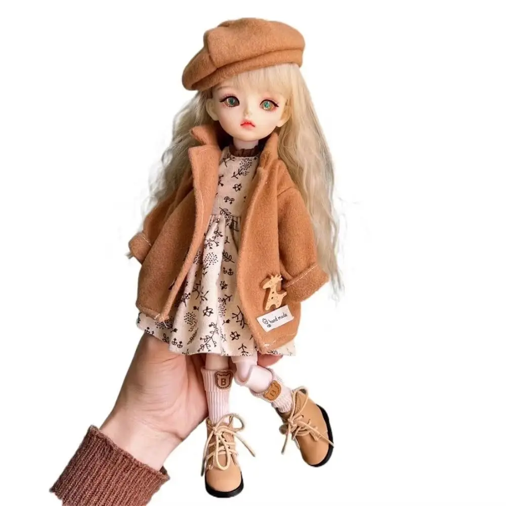 Fashion Pretty Dress 30cm Doll Clothes Coat Hat Dress Up Doll Winter Suit Handmade Cute Sweet 1/6 BJD Clothes Doll Accessories
Fashion Pretty Dress 30cm Doll Clothes Coat Hat Dress Up Doll Winter Suit Handmade Cute Sweet 1/6 BJD Clothes Doll Accessories