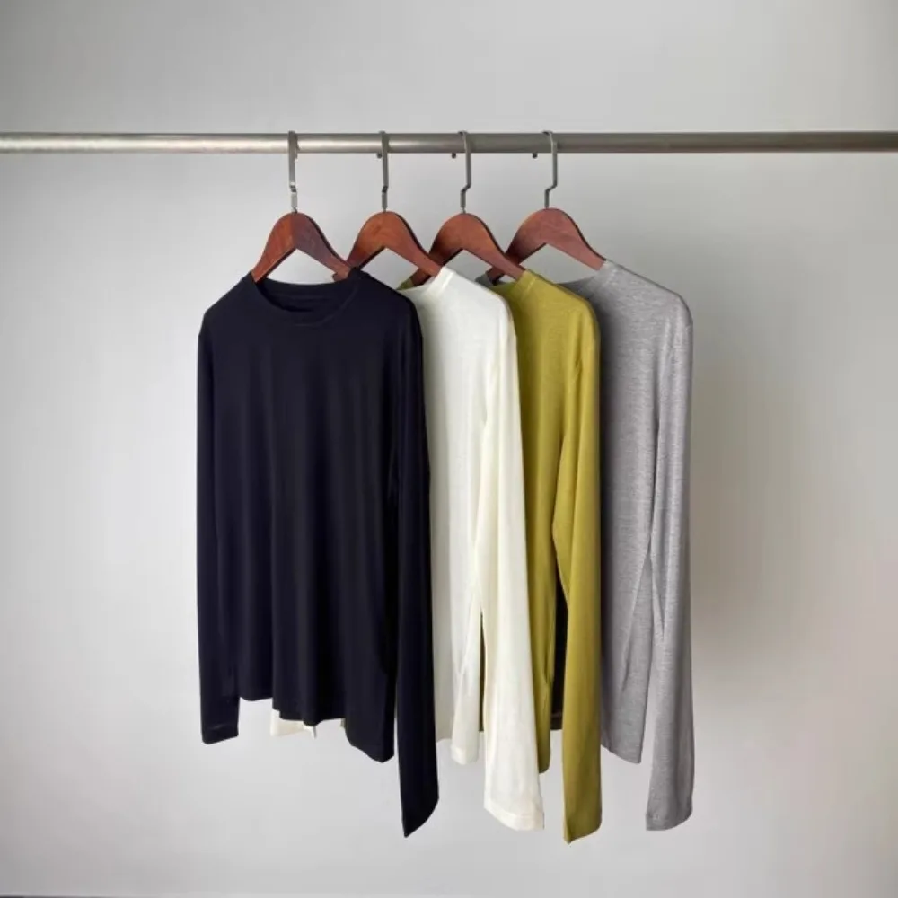 New early spring warm and soft skin-friendly stretch long-sleeved T-shirt Women Tops
New early spring warm and soft skin-friendly stretch long-sleeved T-shirt Women Tops