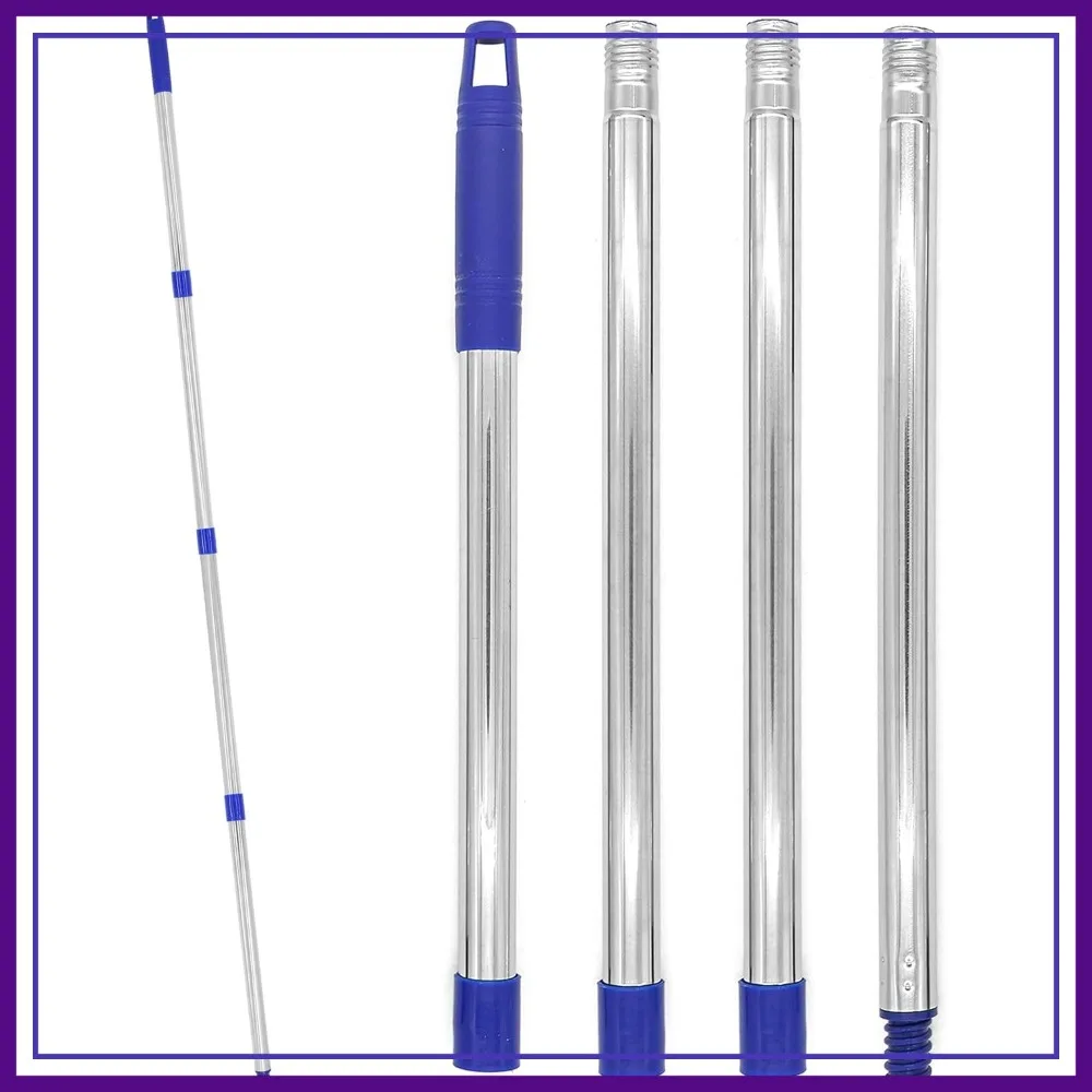 4-Section 1.3 to 5.2 ft Stainless Steel Mop Handle Replacement Standard American Threading 3/4 Inch
4-Section 1.3 to 5.2 ft Stainless Steel Mop Handle Replacement Standard American Threading 3/4 Inch