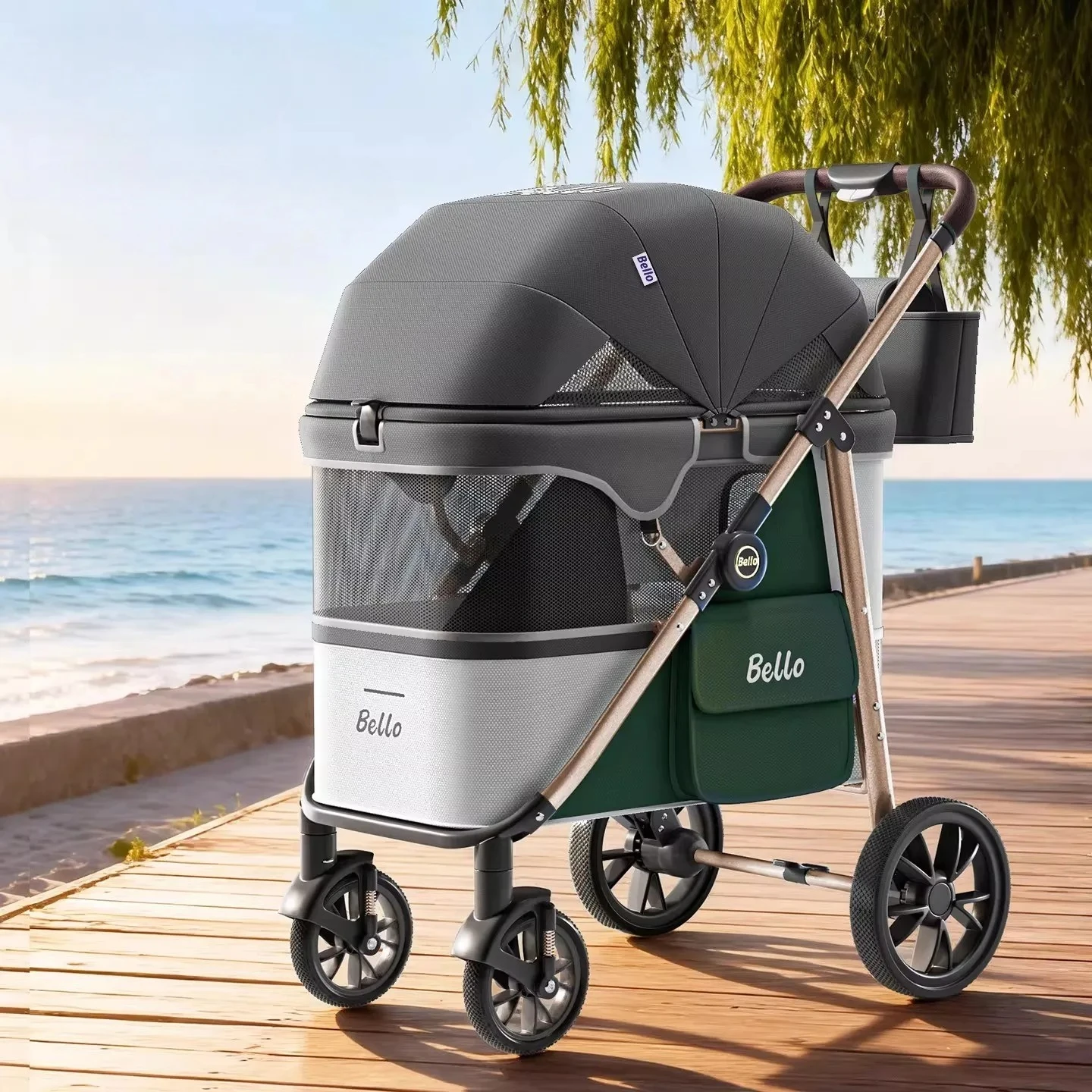 Foldable Pet Stroller for Medium Large Dogs Cats Lightweight Shockproof Outdoor Walking Carrier
Foldable Pet Stroller for Medium Large Dogs Cats Lightweight Shockproof Outdoor Walking Carrier