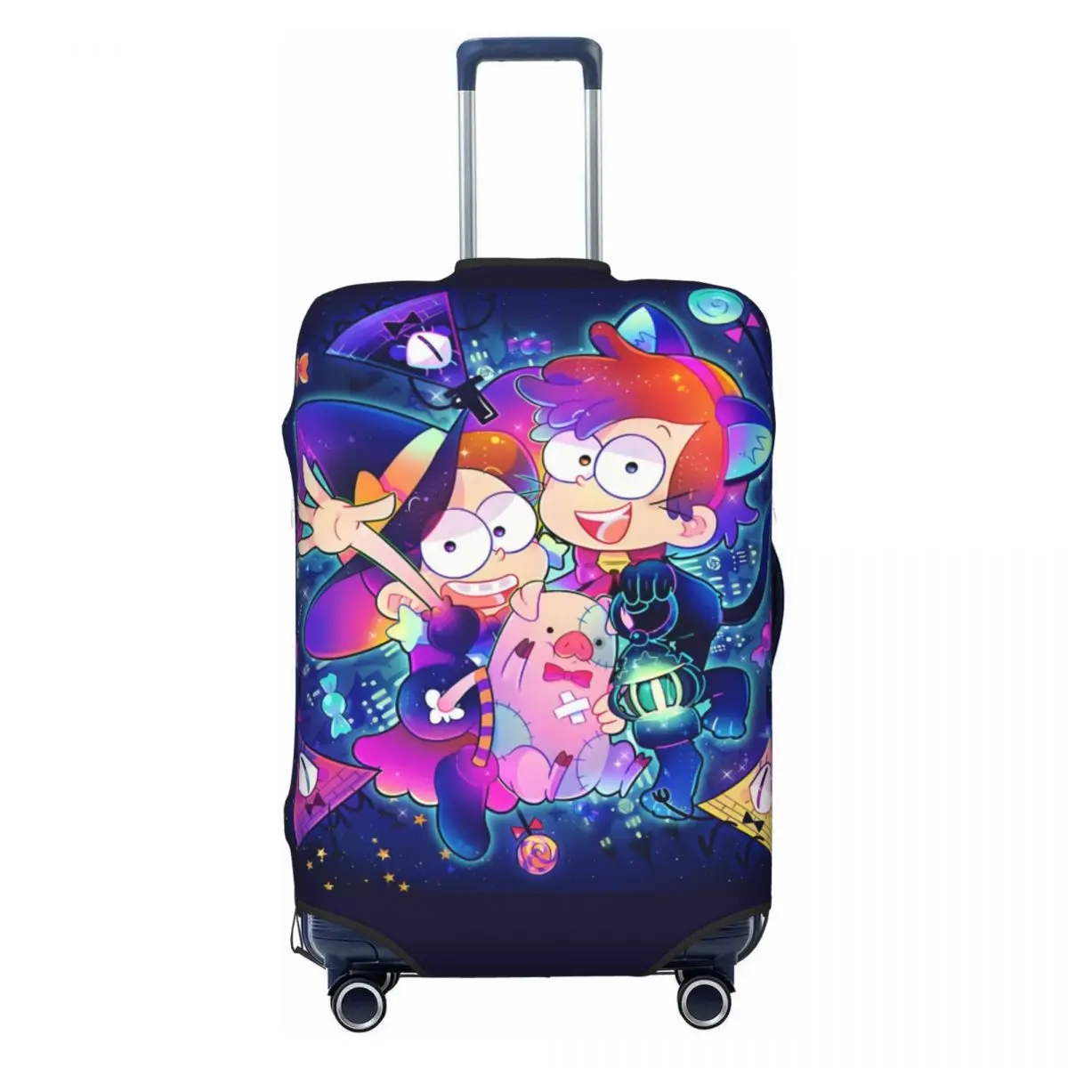 Custom Funny Anime Gravity Falls Luggage Cover Protector Fashion Travel Suitcase Protective Cover for 18-32 Inch
Custom Funny Anime Gravity Falls Luggage Cover Protector Fashion Travel Suitcase Protective Cover for 18-32 Inch