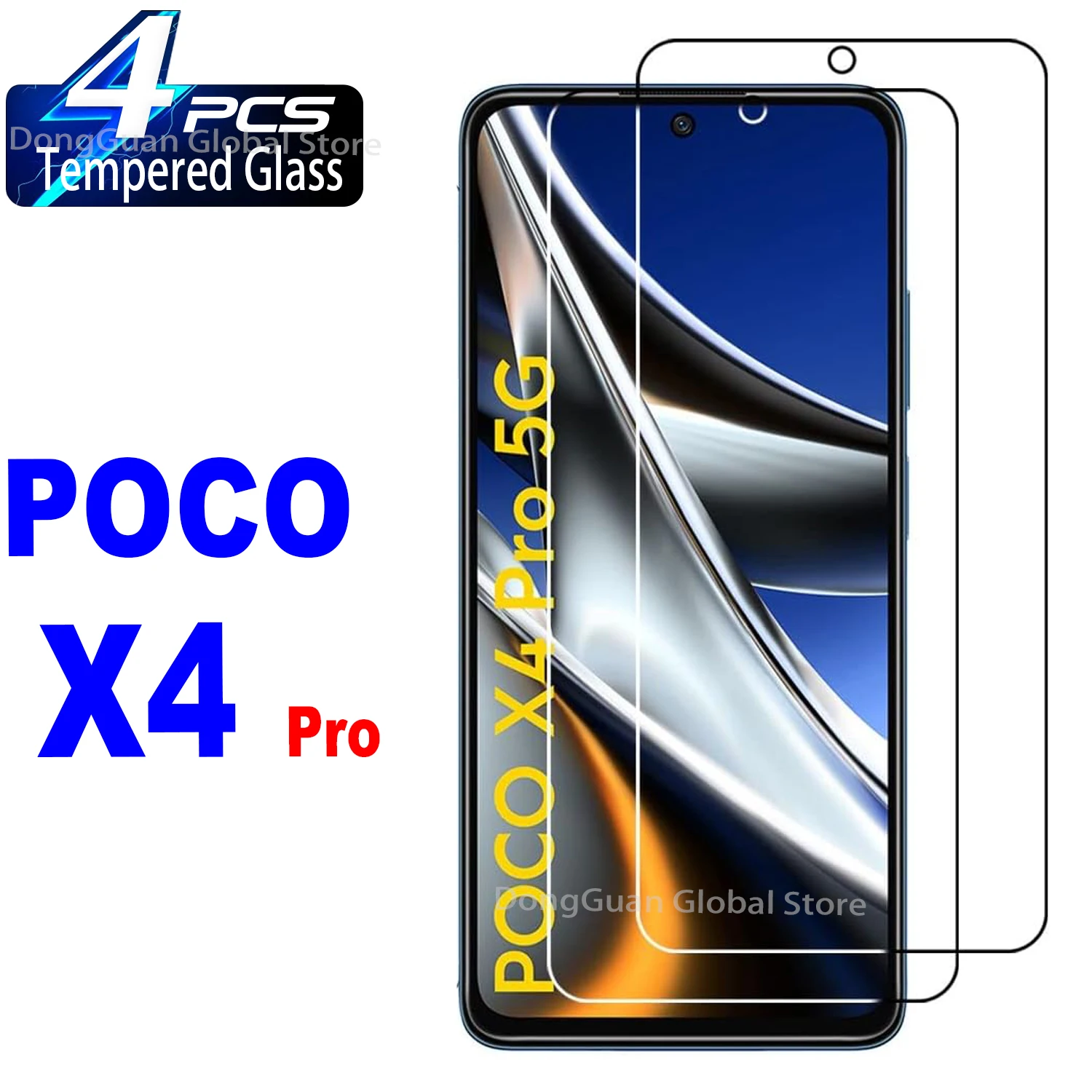 2/4Pcs High Auminum Tempered Glass For Xiaomi POCO X4 Pro 5G Screen Protector Glass Film
2/4Pcs High Auminum Tempered Glass For Xiaomi POCO X4 Pro 5G Screen Protector Glass Film