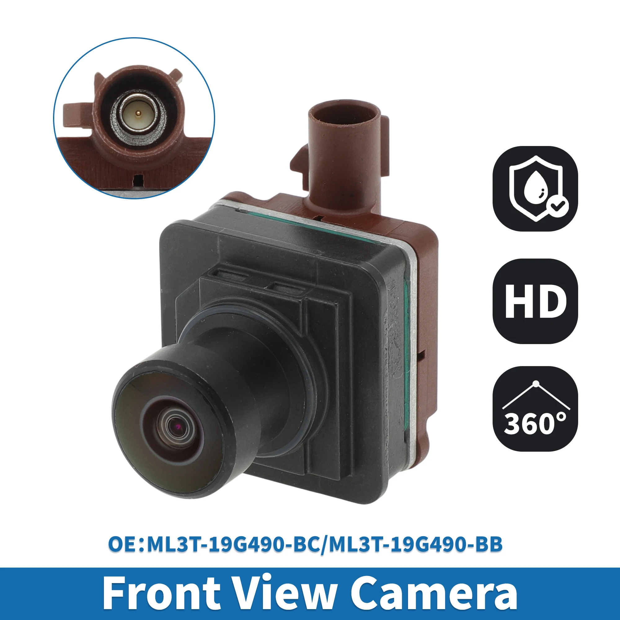 UXCELL Front View Park Assist Camera ML3T-19G490-BC for Ford F150 XL XLT Platinum 21-23
UXCELL Front View Park Assist Camera ML3T-19G490-BC for Ford F150 XL XLT Platinum 21-23