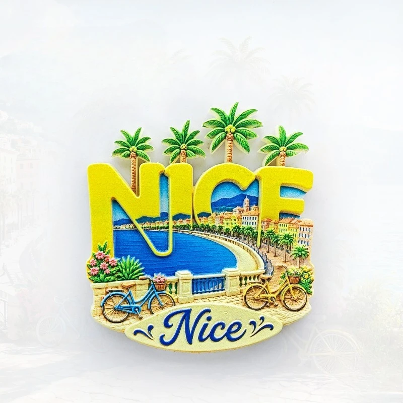 Nice Alphabet Promenade Fridge Magnet - Relaxed 3D French Riviera Souvenir Unique Mediterranean Gift for Travel & Coastal Decor
Nice Alphabet Promenade Fridge Magnet - Relaxed 3D French Riviera Souvenir Unique Mediterranean Gift for Travel & Coastal Decor