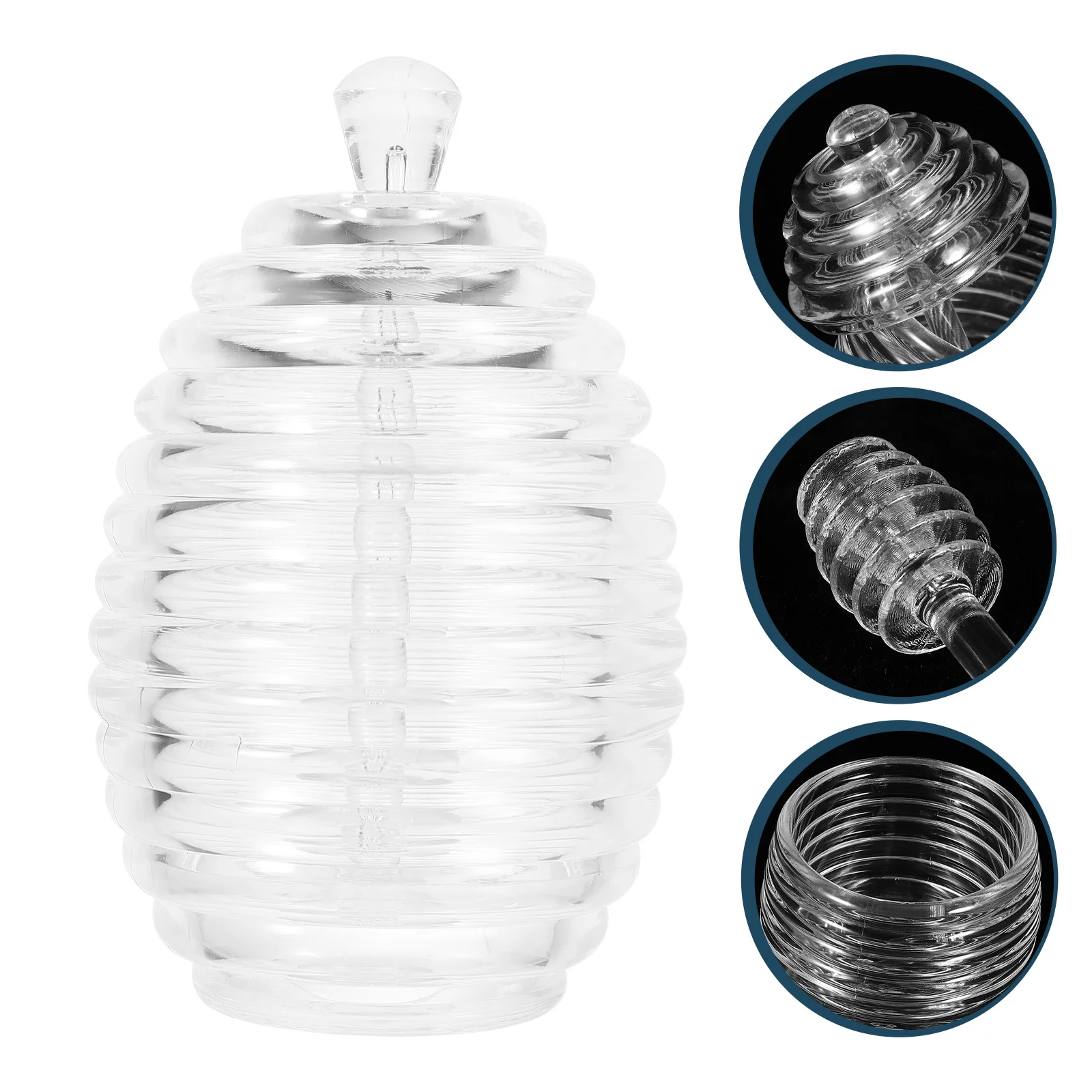 1 Set Honey Jar with Dipper Plastic Honey Jar Transparent Honey Dispenser Home Syrup Jar honey pot
1 Set Honey Jar with Dipper Plastic Honey Jar Transparent Honey Dispenser Home Syrup Jar honey pot