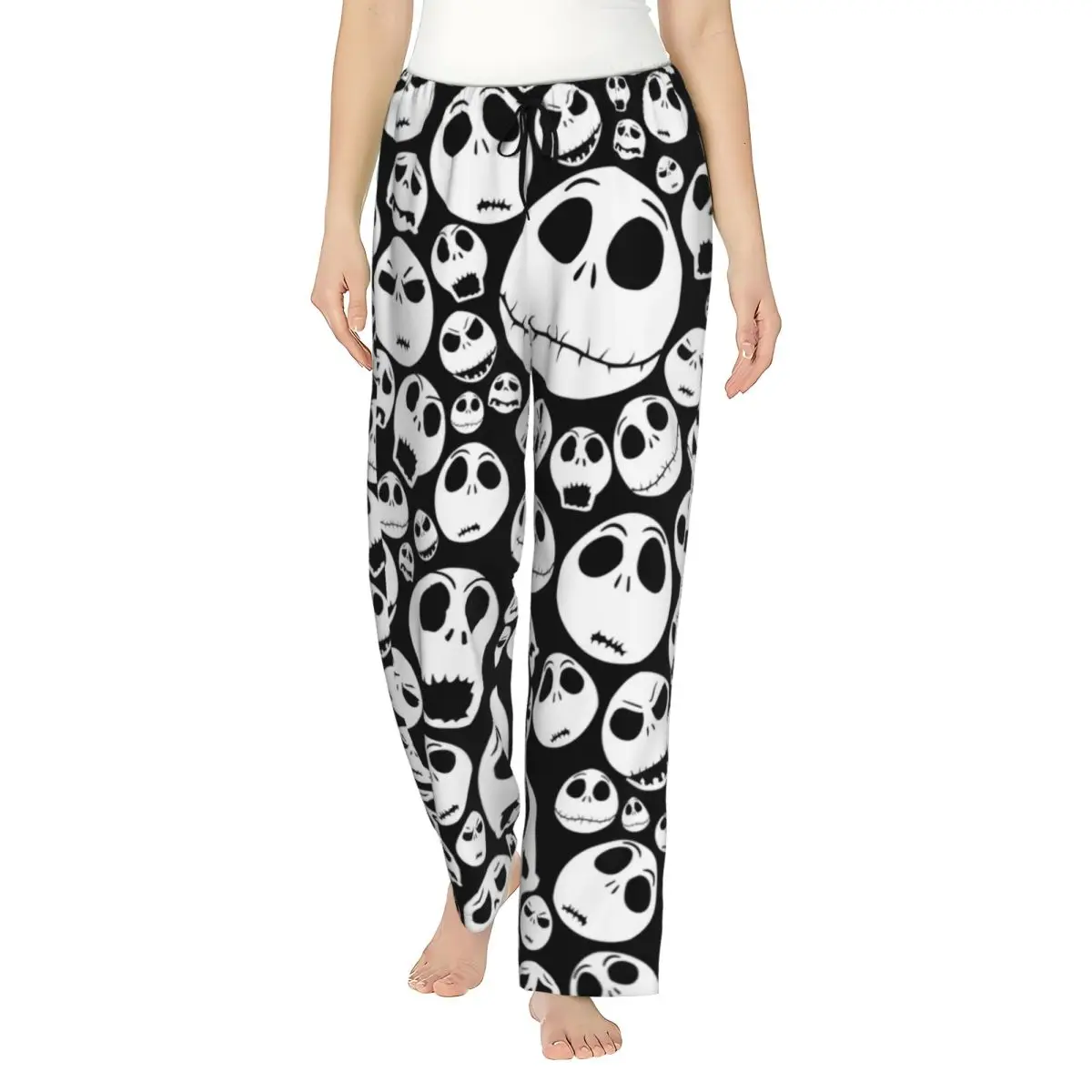 Women Nightmare Before Christmas Jack Halloween Skull Pajama Pants Custom Printed Sleep Sleepwear Bottoms with Pockets
Women Nightmare Before Christmas Jack Halloween Skull Pajama Pants Custom Printed Sleep Sleepwear Bottoms with Pockets