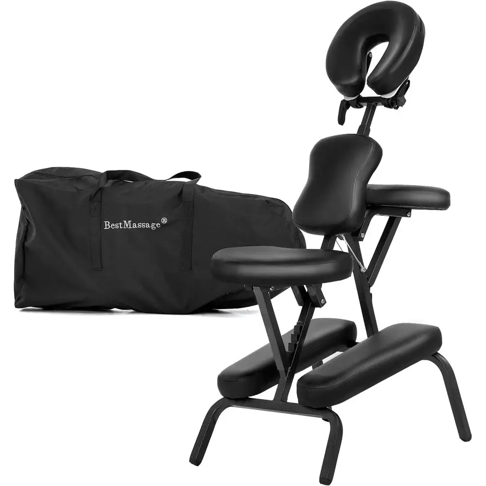 Portable Massage Chair or Tattoo and Spa oldable Massage Therapy Chair with Adjustable ace Cradle High-Density Cushion Lightweig
Portable Massage Chair or Tattoo and Spa oldable Massage Therapy Chair with Adjustable ace Cradle High-Density Cushion Lightweig