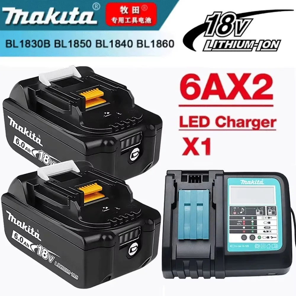 Authentic 18V Makita battery makita 6Ah/5Ah/3Ah Rechargeable Lithium for makita 18v battery BL1830 BL1840 BL1850 BL1860 BL1815
Authentic 18V Makita battery makita 6Ah/5Ah/3Ah Rechargeable Lithium for makita 18v battery BL1830 BL1840 BL1850 BL1860 BL1815